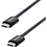 ADATA CACC-100PN-BK cavo USB USB 2.0 1 m USB C Nero Nero, 1 m, USB C, USB C, USB 2.0, 480 Gbit/s, Nero