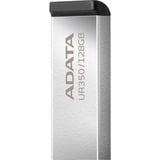 ADATA UR350 unità flash USB 128 GB USB tipo A 3.2 Gen 1 (3.1 Gen 1) Nero, Argento, Chiavetta USB nichel/Nero, 128 GB, USB tipo A, 3.2 Gen 1 (3.1 Gen 1), 100 MB/s, Cuffia, Nero, Argento