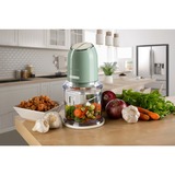 Ariete 438, Tritatutto Vintage, Chopper e Tritaghiaccio, 2 velocità, 4 lame in Acciaio Inox, Tazza graduata 600 ml, 400 W, Verde, Trituratore verde chiaro/crema, Tritatutto Vintage, Chopper e Tritaghiaccio, 2 velocità, 4 lame in Acciaio Inox, Tazza graduata 600 ml, 400 W, Verde, 0,6 L, Verde, Acciaio inox, Verde, Pulsanti, 400 W