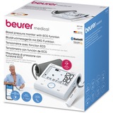 Beurer BM 96 Cardio con funzione ECG, Misuratore di pressione bianco/grigio
