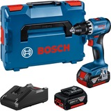 Bosch GSR 18V-45 Professional 500 Giri/min Senza chiave 900 g Nero, Blu, Trapano avvitatore blu/Nero, Trapano con impugnatura a pistola, Senza chiave, Nero, Blu, 1,3 cm, 500 Giri/min, 1,5 mm