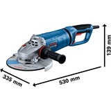 Bosch Smerigliatrice angolare GWS 27-230 JR Professional blu