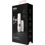 Braun Face FS1000 Mini Depilatore Donna, Depilazione Elettrica Viso, Facile E Veloce, Tocco Finale Per Baffetti, Mento E Guance, Per Un Make-up Più Semplice, Ideale In Viaggio, Con Luce Smartlight, Bianco bianco/cromo, Depilazione Elettrica Viso, Facile E Veloce, Tocco Finale Per Baffetti, Mento E Guance, Per Un Make-up Più Semplice, Ideale In Viaggio, Con Luce Smartlight, Bianco, Bianco, Cina, Batteria, Stilo AA, Alcalino, 97 g