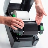 Brother TD-4520TN stampante per etichette (CD) Termica diretta/Trasferimento termico 300 x 300 DPI 127 mm/s Cablato Collegamento ethernet LAN grigio, Termica diretta/Trasferimento termico, 300 x 300 DPI, 127 mm/s, Cablato, Nero