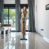 Cecotec Conga 700 PowerHead, Aspirapolvere verticale Nero/Verde