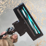 Cecotec Conga 700 PowerHead, Aspirapolvere verticale Nero/Verde