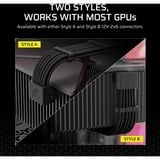 Corsair Tipo 4 > Cavo di alimentazione 90° 12V 2x6 GPU (Stile A) Nero