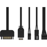 Corsair iCUE LINK 9000D Airflow, Torre grande telaio Nero