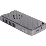 DeLOCK Custodia per unità M.2 NVMe USB 40 Gbps stile gaming, Disk enclosure grigio