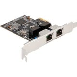 DeLOCK PCIE x1 su 2x RJ45 Gbit, Scheda di rete 