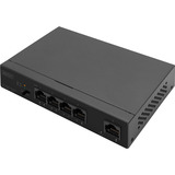 Digitus 4+1 porte Gigabit PoE, Interruttore Nero