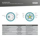 Digitus AK-330125-100-S, Cavo Nero