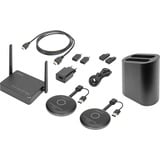 Digitus Click & Present Pro - Sistema di collaborazione wireless, Estensione HDMI Nero