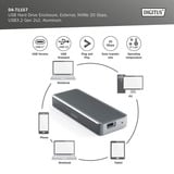 Digitus DA-71157 USB M.2 SSD, Disk enclosure alluminio