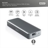 Digitus DA-71157 USB M.2 SSD, Disk enclosure alluminio