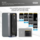 Digitus DA-71157, Disk enclosure alluminio