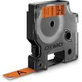 Dymo D1 etichette durevoli originali | 12 mm x 3 mm | stampa nera su arancione | etichette autoadesive che durano sulle superfici impegnative | per etichettatrice LabelManager | 1 Pezzo, Nastro di scrittura Nero su arancione, Multicolore, Vinile, Belgio, -40 - 80 °C, DYMO