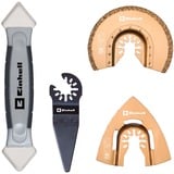 EINHELL Set multiutensile per piastrelle, 4 pezzi, Mola abrasiva 