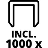EINHELL TC-EN 20 E pinzatrice elettrica Pinzatura con punti metallici permanente rosso/Nero, Nero, Rosso, AC, 220-240 V, 50 Hz, 1,09 kg, 71 mm