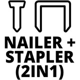 EINHELL TC-EN 20 E pinzatrice elettrica Pinzatura con punti metallici permanente, Graffatrice rosso/Nero, Nero, Rosso, AC, 220-240 V, 50 Hz, 1,09 kg, 71 mm
