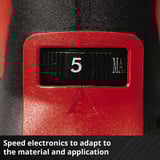 EINHELL Utensile multifunzione a batteria Power X-Change TC-MG 18 Li-Solo, 18 Volt, Strumento multi funzione rosso/Nero