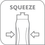Emsa 518086 borraccia 600 ml Antracite, Bottiglia di acqua antracite, 600 ml, Antracite