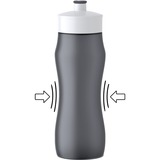 Emsa Squeeze Sport 600 ml Antracite, Bottiglia di acqua antracite, 600 ml, Antracite
