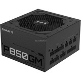 GIGABYTE P850GM alimentatore per computer 850 W 20+4 pin ATX ATX Nero, Alimentatore PC Nero, 850 W, 100 - 240 V, 50/60 Hz, 12 A, 6 A, Attivo