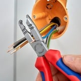 KNIPEX 13 42 165, Pinza stripper rosso/Blu