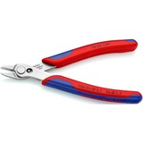 KNIPEX Electronic Super Knips XL Pinze da taglio per filo metallico rosso/Blu, Pinze da taglio per filo metallico, 1,23 cm, Acciaio, Blu/Rosso, 14 cm, 77 g