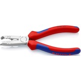 KNIPEX Pinza spelafili 13 42 165, Pinza stripper rosso/Blu