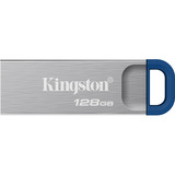 Kingston DataTraveler Kyson 128 GB, Chiavetta USB argento/Blu