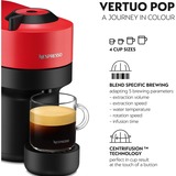 Krups XN9205, Macchina a capsula Nero/rosso scuro