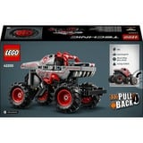 LEGO Technic 42200 Pull-Back ThunderROARus, Monster Truck Giocattolo da Costruire, Giochi Bambini 7+, Regalo Fan Monster Jam, Giochi di costruzione Monster Truck Giocattolo da Costruire, Giochi Bambini 7+, Regalo Fan Monster Jam, Set da costruzione, 7 anno/i, Plastica, 232 pz, 439 g