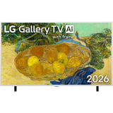 LG 55LX7B6LA.AEEQ (Gallery TV), QNED TV argento/Nero, 139,7 cm (55"), 3840 x 2160 Pixel, QNED MiniLED, Smart TV, Wi-Fi, Nero