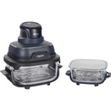 Ninja CRISPi 4-in-1 friggitrice ad aria calda portatile in vetro "Cyber Space" grigio blu scuro/trasparente
