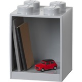 Room Copenhagen LEGO Regal Brick 4 Scaffale, Mensola grigio chiaro