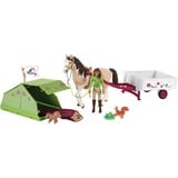 Schleich HORSE CLUB Sarah's Camping Adventure, Gioco figura Azione/Avventura, 5 anno/i, Multicolore
