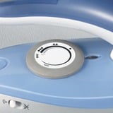 Severin BA 3234 ferro da stiro Ferro da stiro a secco e a vapore Acciaio inossidabile Blu, Argento 1000 W, Ferro viaggio argento/Blu, Ferro da stiro a secco e a vapore, Acciaio inossidabile, Blu, Argento, 0,050 L, 1000 W, 115 / 230 V