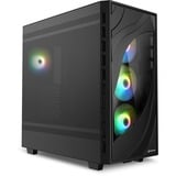 Sharkoon Rebel C80M RGB, Chassis Tower Nero