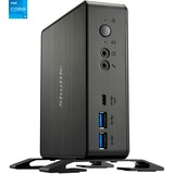 Shuttle NC40U5 barebone per PC/stazione di lavoro 0.84L sized PC Nero i5-1235U Intel SoC Nero, 0.84L sized PC, Mini PC barebone, Intel SoC, DDR4-SDRAM, PCI Express, Serial ATA III, 65 W