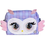 Spin Master Purse Pets, Print Perfect Hoot Couture Owl, animale giocattolo e borsa interattiva con oltre 30 effetti sonori e reazioni, giocattoli per bambine dai 5 anni in su viola/Rosa, Purse Pets , Print Perfect Hoot Couture Owl, animale giocattolo e borsa interattiva con oltre 30 effetti sonori e reazioni, giocattoli per bambine dai 5 anni in su, Bambino/Bambina, 5 anno/i, Sonoro