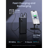 UGREEN PB312 20.000mAh 22.5W Powerbank, Powerbank  Nero