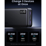UGREEN PB312 20.000mAh 22.5W Powerbank, Powerbank  Nero