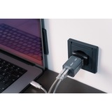 Verbatim GNC-35 Universale Nero, Grigio AC Ricarica rapida Interno, Caricabatterie grigio, Interno, AC, 20 V, Nero, Grigio