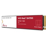 WD WD Red SN700 M.2 4000 GB PCI Express 3.0 NVMe 4000 GB, M.2, 3400 MB/s, 8 Gbit/s