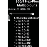 Wera 05133164001 chiave esagonale Set di chiavi esagonali a L Metrico 9 pezzo(i) Set di chiavi esagonali a L, Metrico, 9 pezzo(i), 1.5,2,2.5,3,4,5,6,8,10 mm