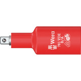 Wera 781 VDE A/B - Pezzo di collegamento 1/4", Adattatore chiave combinata  rosso