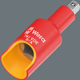 Wera 781 VDE A/B - Pezzo di collegamento 1/4", Adattatore chiave combinata  rosso