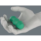 Wera 838 RA-R L Porta inserti manuale con funzione a cricchetto, Cacciavite Nero/Verde